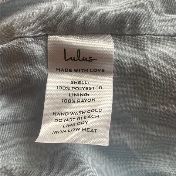 New Lulus Women Floral Blue Maxi Dress Size XL - Picture 10 of 10